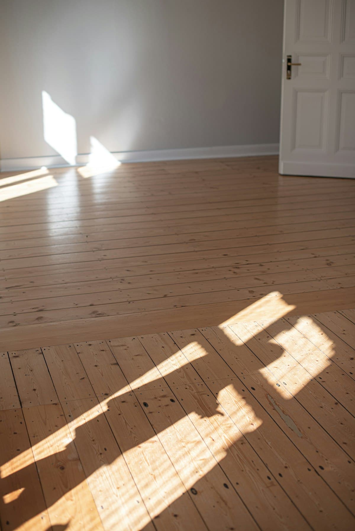 Restored floorboards exposed and ready for the next stage of work